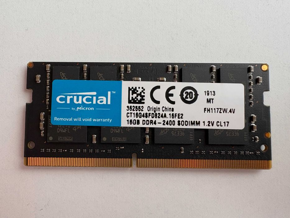 RAM DDR4 SO-DIMM 16GB и 8GB (2666 / 2400 / 2133MHz) – Crucial, Ramaxel