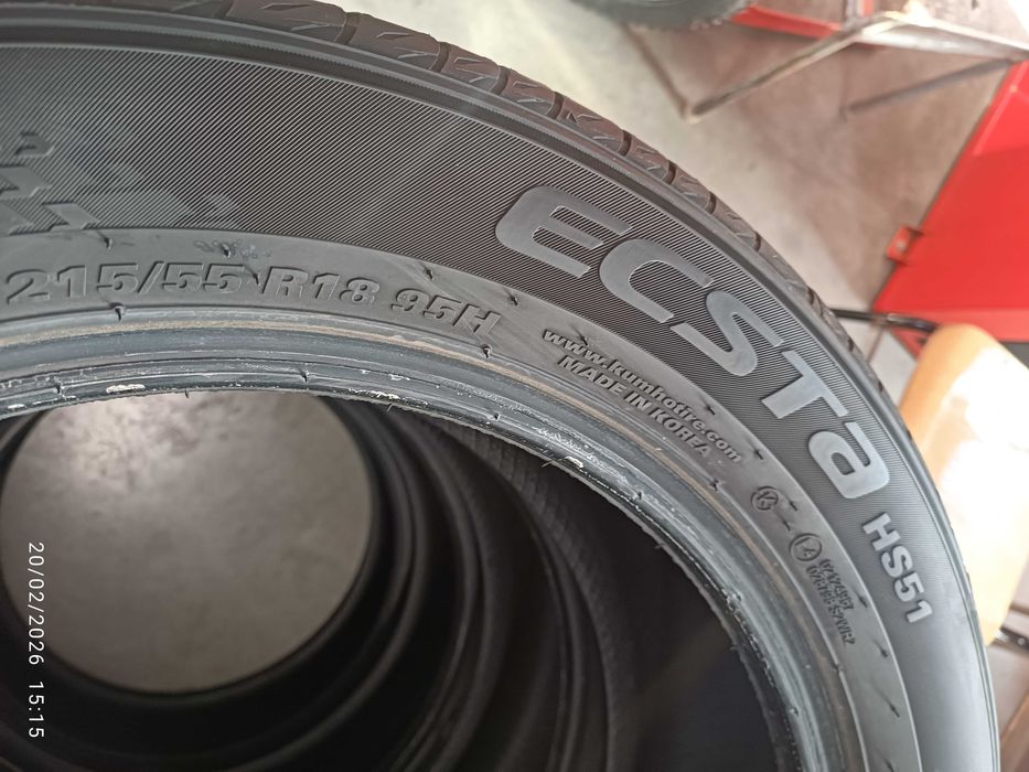 4бр.летни гуми 215/55/18 Kumho