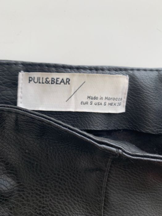 Кожена пола Pull & Bear S