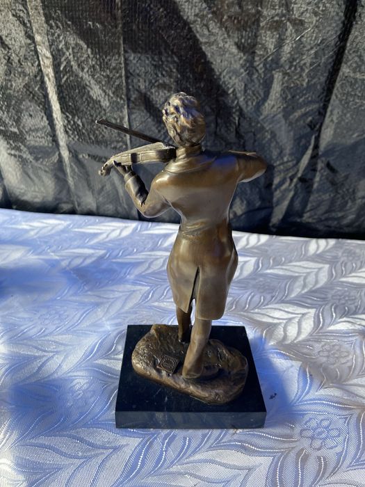 Statueta bronz Johann Strauss / 22 cm inaltime