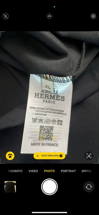 Hermes-Чисто нова оригинална мъжка тениска ХЛ