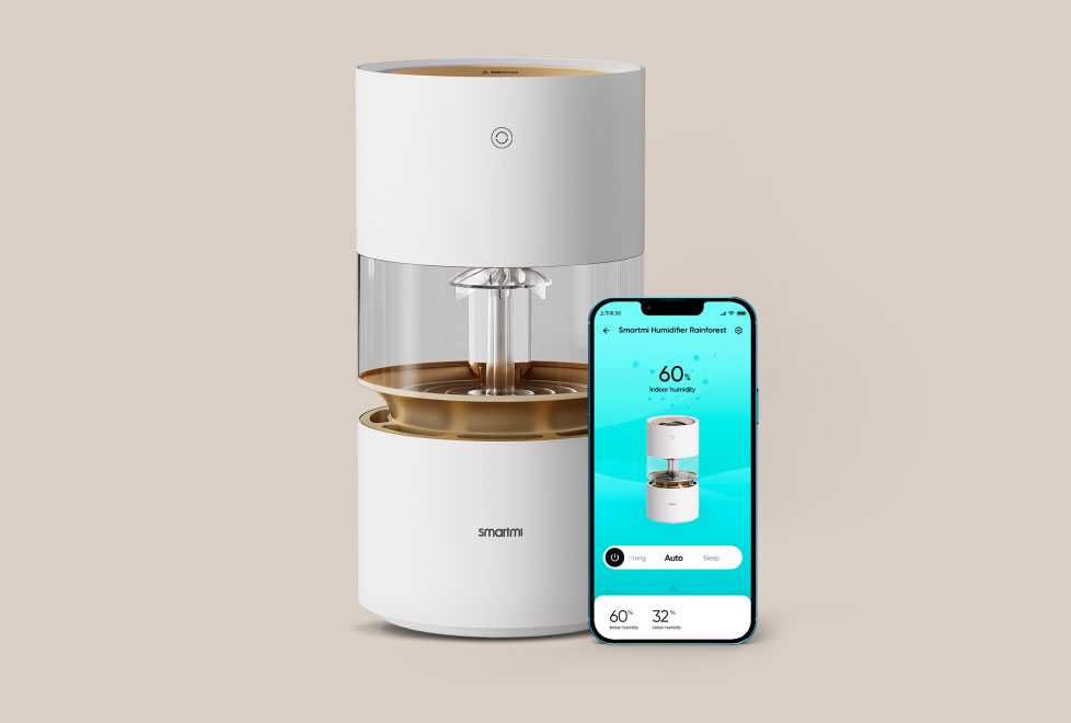 Натуральный увлажнитель воздуха SmartMi Rainforest компактный Оригинал