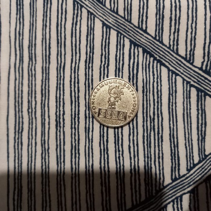 Оригинален SEGA аркаден жетон – “FOR AMUSEMENT ONLY” (Retro)