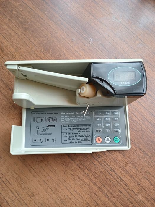 Счётчик купюр. Новый,Корейский.