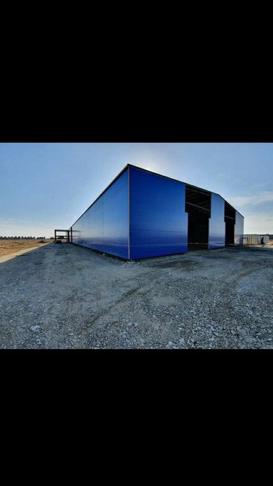 Vand hala complete cu tabla sau panou