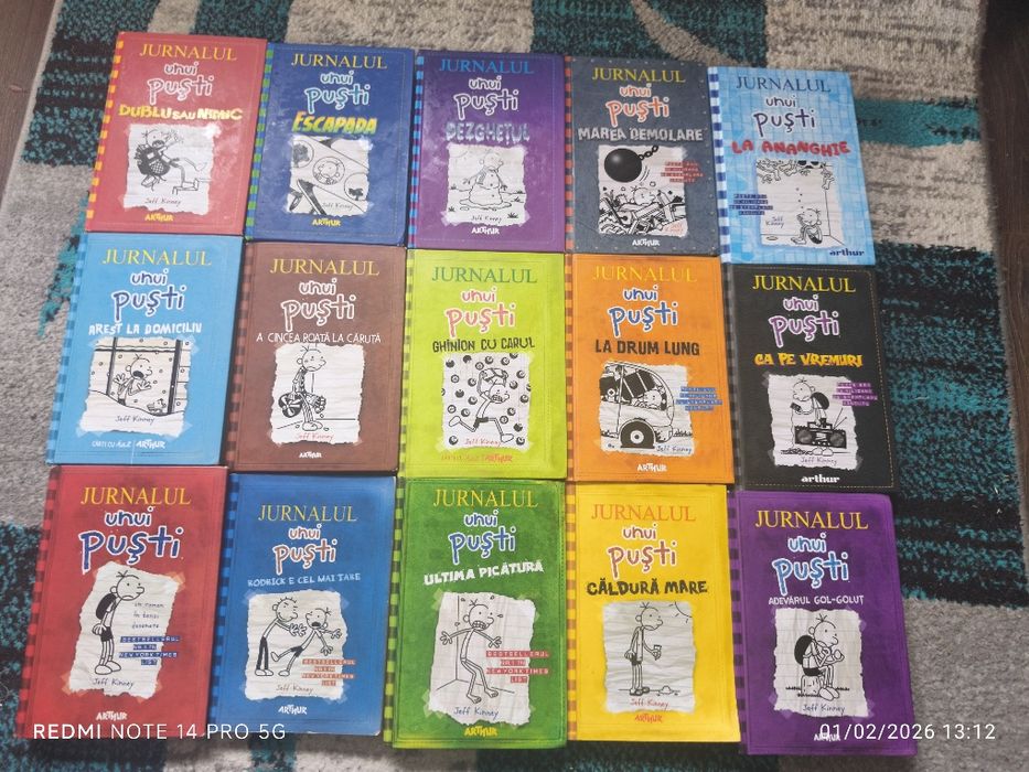 Jurnalul unui puști volumele 1 ->15