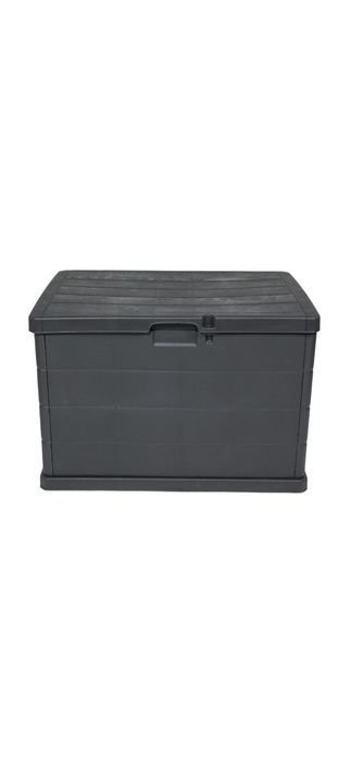 Lada depozitare, pentru gradina, Beta, polipropilena, gri antracit, 170 l, 78 x 55 x 52 cm