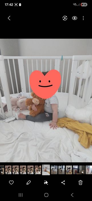 Patut alb oval Stokke si masa de infasat stokke ovala