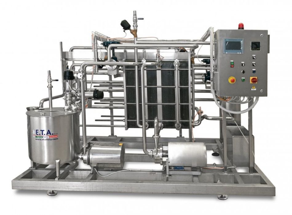 Ультрапастеризатор от 2000 л/ч для молока, вина, сока, напитка и чая