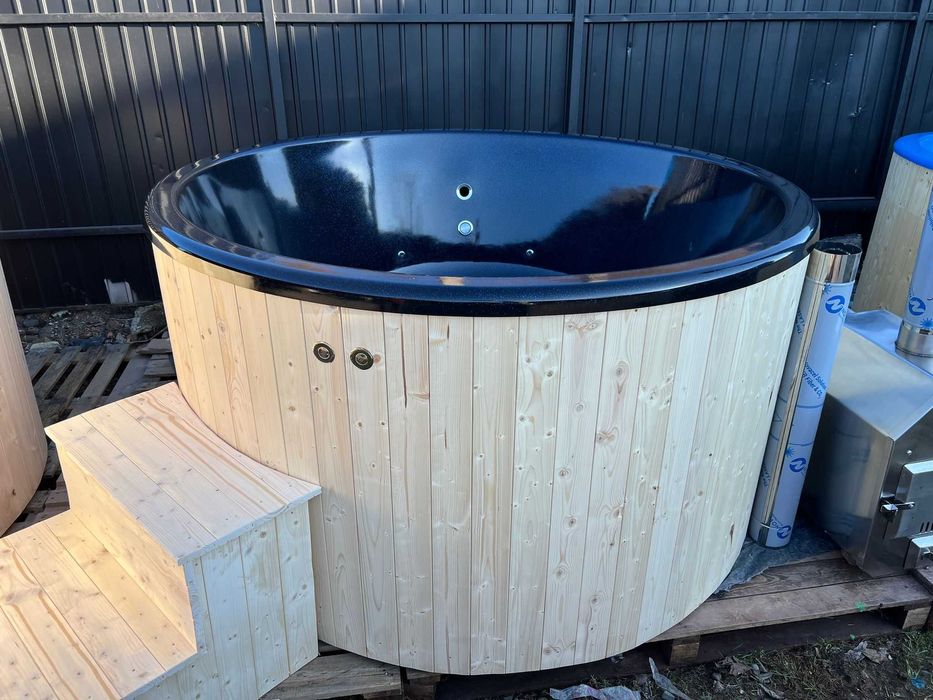 Ciubăr Premium din Fibră de Sticlă 5-6 Persoane | Aeromasaj