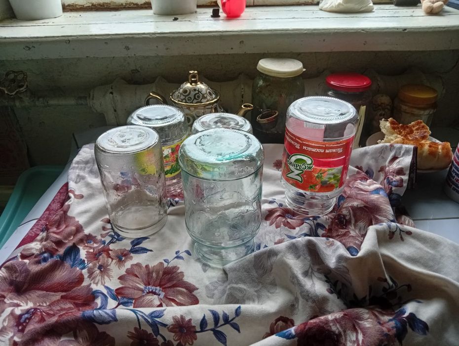 Банки разнолитровые