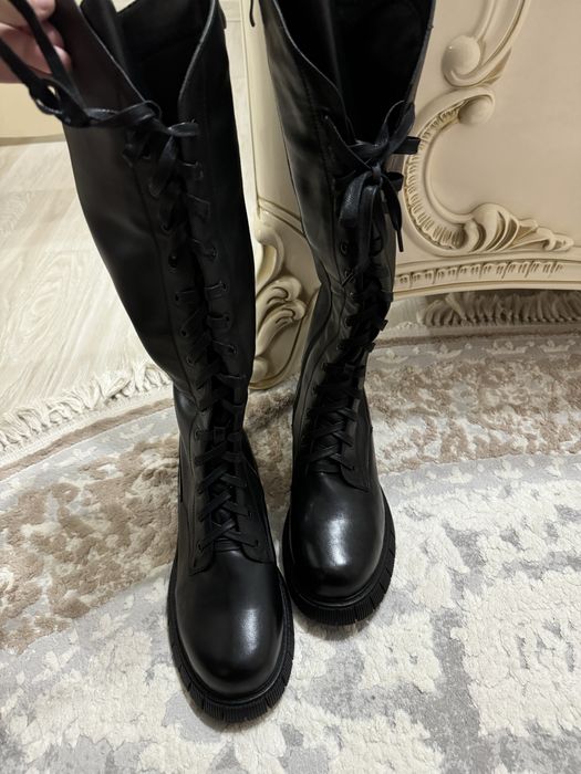 Зимние сапоги натуралка