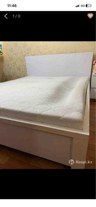 Кровать двуспальная (б/у)