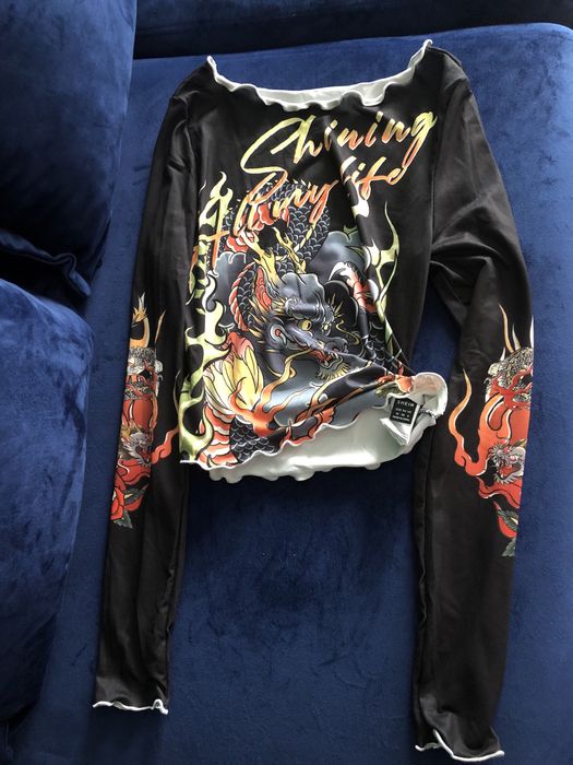 Bluza Shein, print dragon, noua