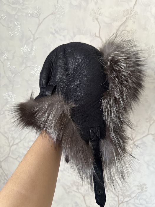 Шапка зима мех