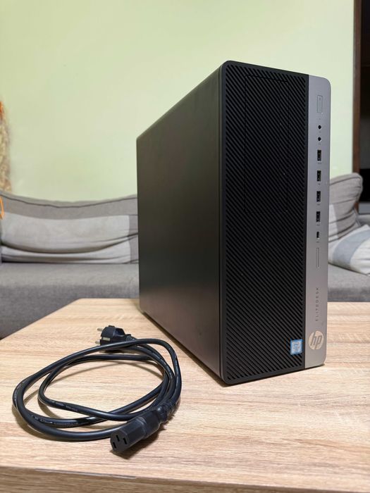 HP EliteDesk 800 G3 TWR - 32GB RAM, 256GB SSD, 2TB HDD + DVD