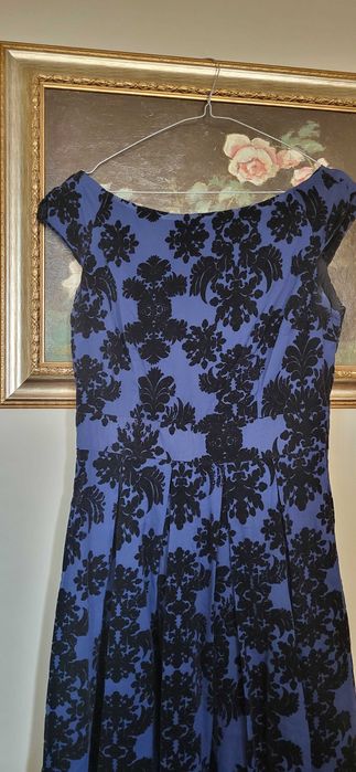 Rochie de seara ocazie Orsay voal cu catifea