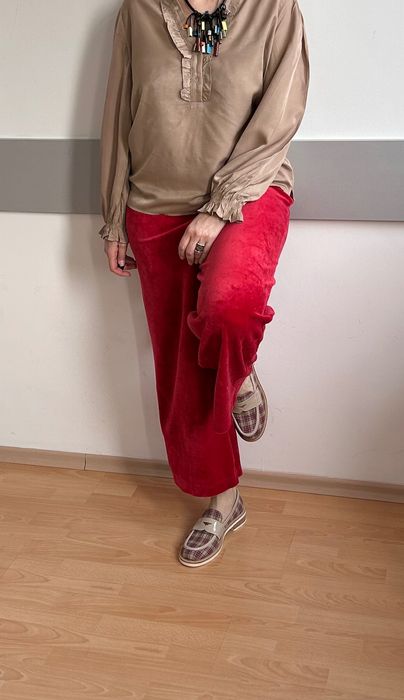 Страхотен червен панталон gudrunsjoden и нова туника I Say