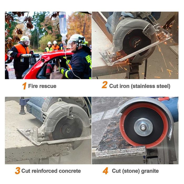 Disc Tăiere Diamantat 250mm – Heavy Duty – Metal, Inox, Beton