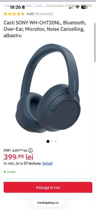 Casti Sony over-ear