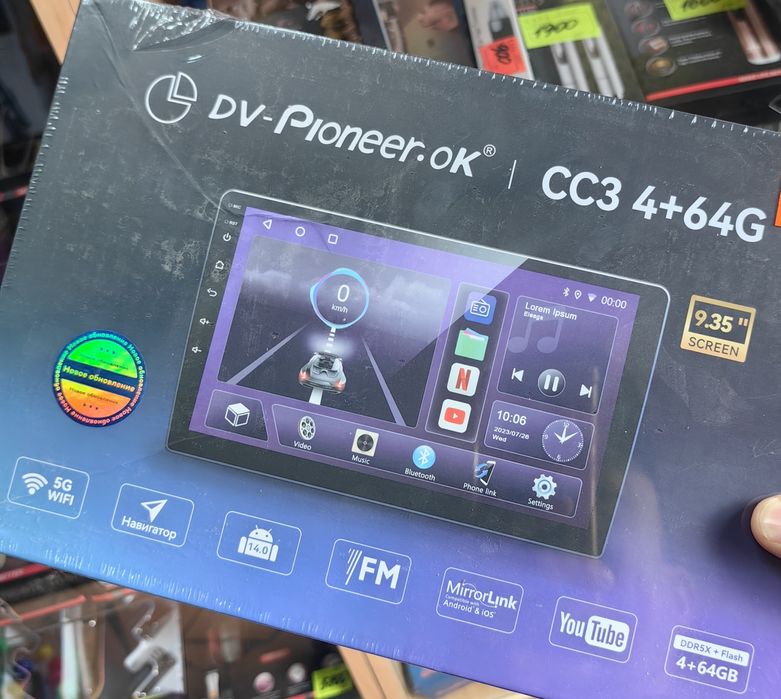 Андроид планшет pioneer ok cc3 4/64