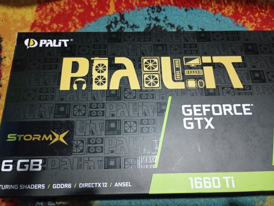 Vând placa video Nvidia geforce PALIT 6 GB DDR6 preț 1000 lei
