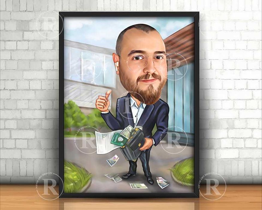 Карикатура подарък за колега / колежка