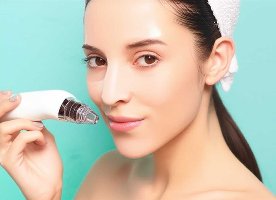 Aparat facial curatare puncte negre si impuritati 4 capete interschimb