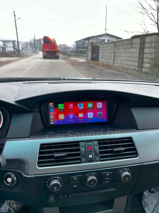 BMW E60 / E61 - Android Мултимедия БМВ 5 Серия Е60, Е61, Е63, Е64 Навигация Андроид 15 CarPlay CCC и CIC