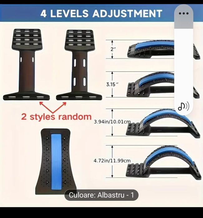 Dispozitiv pentru întreținerea spatelui