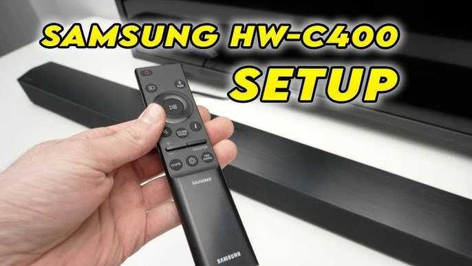Samsung Soundbar Саундбар серии Essential B HW-C400 чёрный