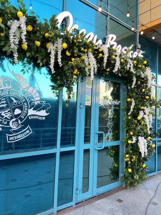 Цветочный декор оформление