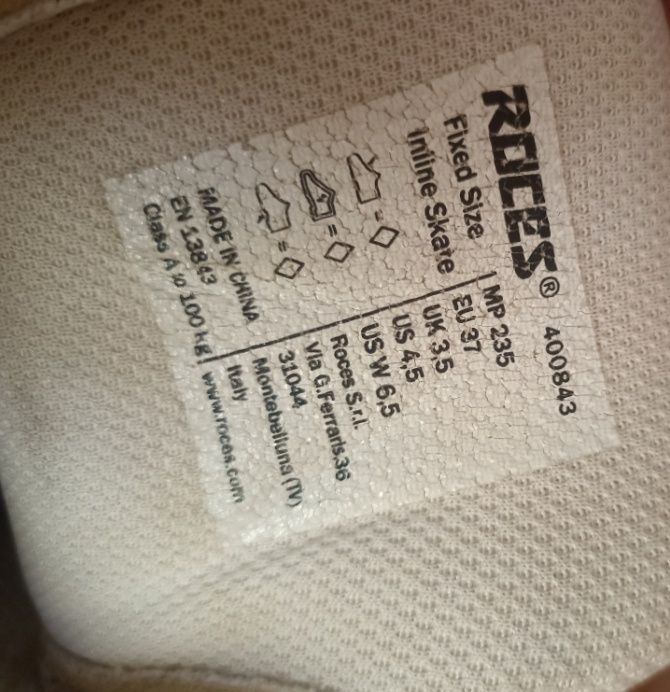 Role Roces măsură 37