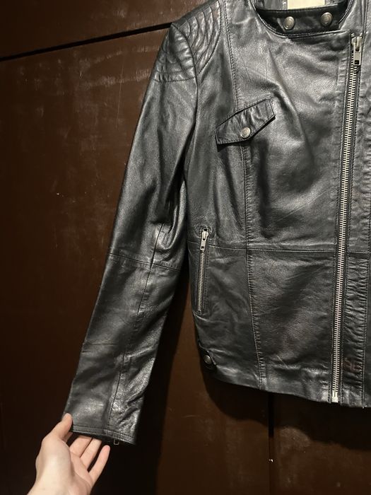 100% овча кожа яке Esprit XS – стилно biker яке