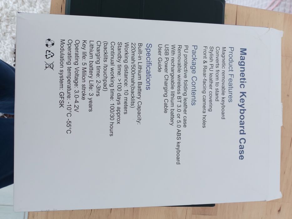 Husa tableta+tastatura wireless zenkabeat