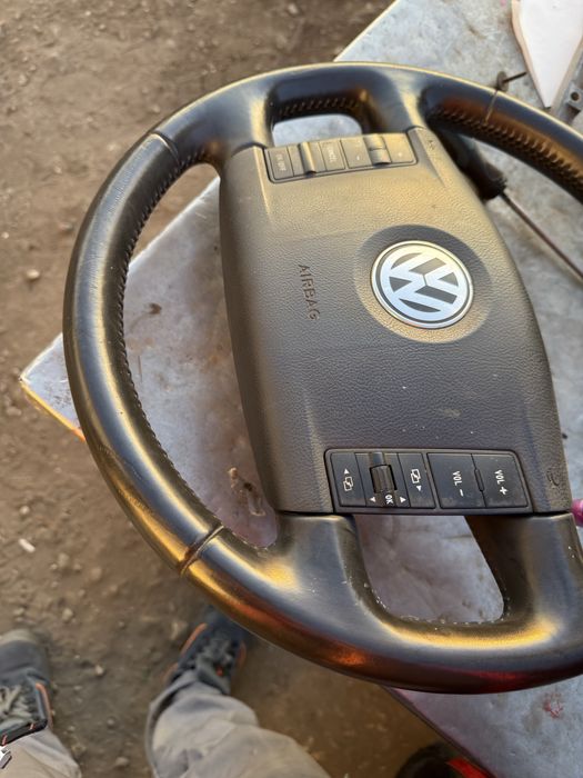 Мулти волан кожен с Еърбег Airbag волан за VW Touareg комплект ном 8