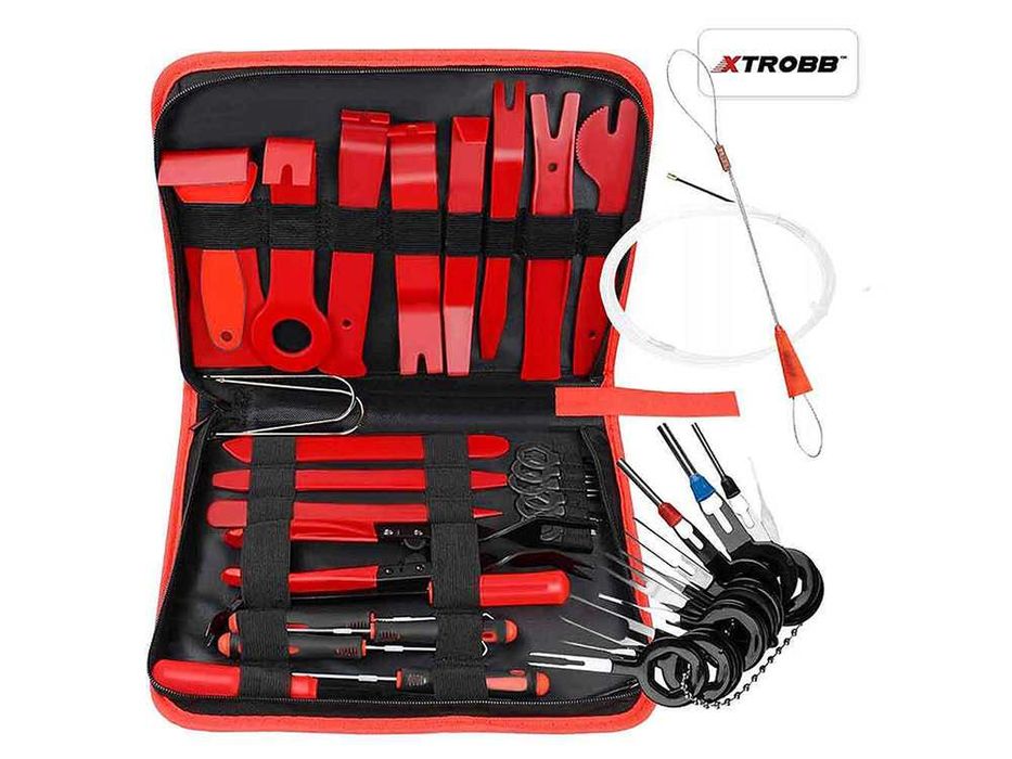 Инструменти за демонтаж на автотапицерии, панели, радио 40 бр., XTROBB