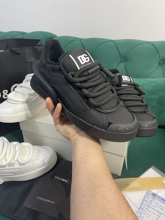 Adidasi Dolce Gabbana piele naturala 100% Full Box colectie noua