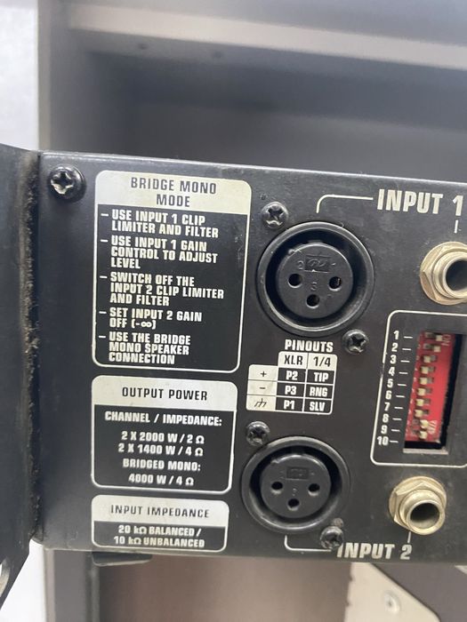 Усилитель Behringer ep 4000