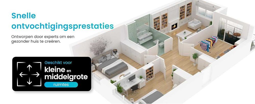 Влагоабсорбатор с дисплей за влажност и таймер  Pro Breeze