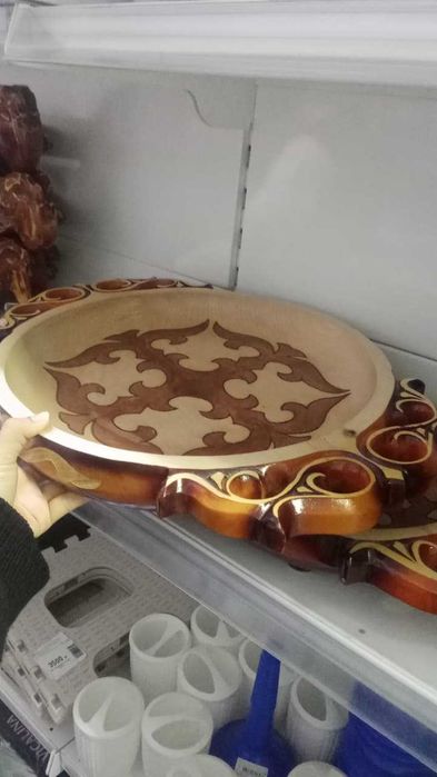 Астау, ағаш ыдыс,  табақ Астана