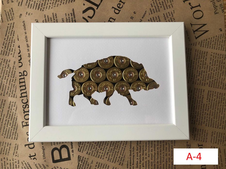 Картини ART-Елен,Диво прасе от гилзи