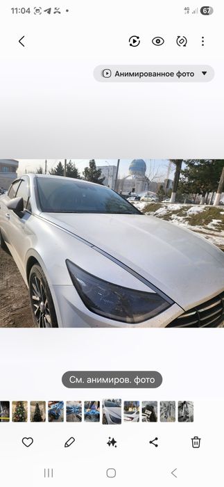 HYUNDAI SONATA гобаритные огни и3 сенсора  олди чирок ва 3та сенсор