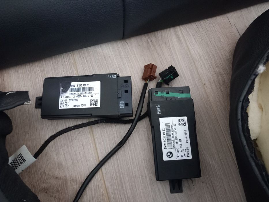 Interior scaun bancheta spate piele neagra încălzită BMW F34 F30 F20