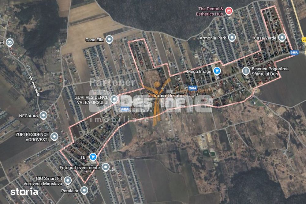 Valea Ursului , parcele de teren , 17.000 euro/ parcela