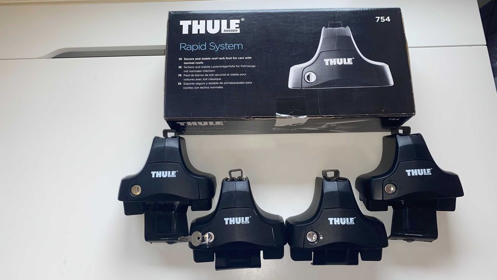 Sistem bare transversale Thule Rapid System 754 + Kit 1618