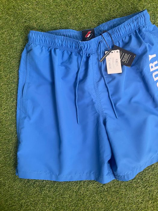 Мъжки къси панталонки : SUPERDRY Applique 19 inch Recycled Swim Shorts XL
