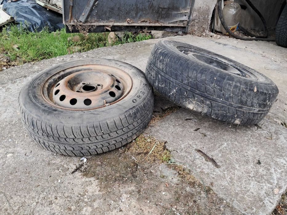 Стоманени джанти с гуми за Опел