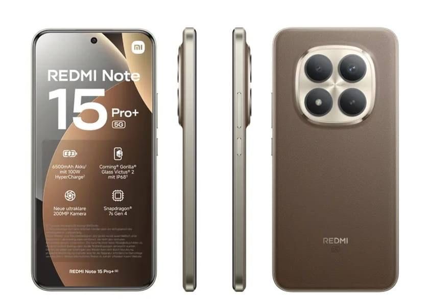 НОВ! Xiaomi Redmi Note 15 Pro+ 5G 256GB 8RAM Black / Blue / Brown 2г. Гаранция!