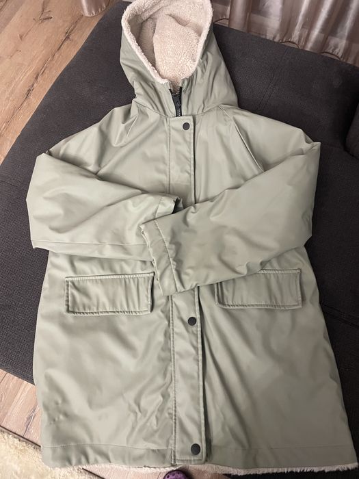 Парка зелена за момиче ZARA
